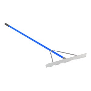 SHARP TOOTH LUTE RAKE - 36" WITH 6' HANDLE