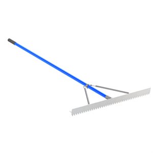 SHARP TOOTH LUTE RAKE - 42" WITH 6' HANDLE