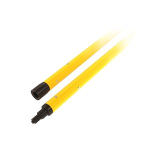 1 1/2" FIBERGLASS THREADED HANDLE - 6'