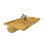 BI-DIRECTIONAL WALKING GROOVER- BRONZE 8" x 4 1/2" BIT 1" x 1/2"