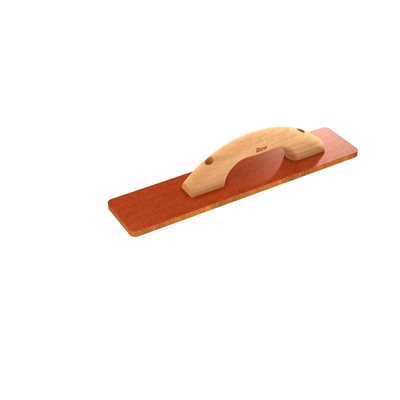 RESIN FLOAT - SQUARE END 16" x 3 1/2" WOOD HANDLE