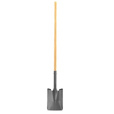 SHOVEL - SQUARE POINT WITH 47" ST WOOD HANDLE