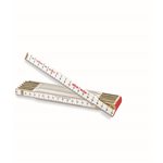 WOOD METRIC/INCH RULE - 2 METERS