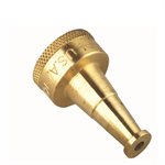 SOLID BRASS JET STREAM HOSE NOZZLE