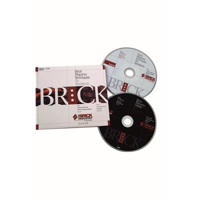 DVD -BRICK MASONRY TECHNIQUES FOR ARCHITECTS