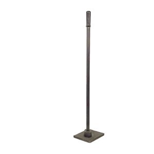 SHOCK REDUCING TAMPER 8" X 8" WITH 48" STEEL HANDLE