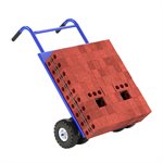 BRICK CART WITH 10" FLAT FREE TIRES