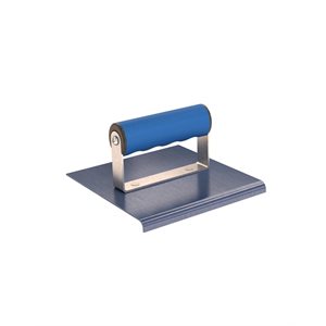 BLUE STEEL EDGER - 6" x 6" - 1/4" RADIUS 3/8" DEPTH COMFORT GRIP HANDLE