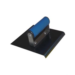 BLUE STEEL EDGER - 6" x 6" - 3/8" RADIUS 1/2" DEPTH COMFORT GRIP HANDLE