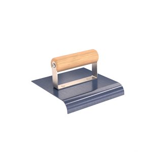 BLUE STEEL EDGER - 6" x 6" - 3/4" RADIUS 7/8" DEPTH WOOD HANDLE