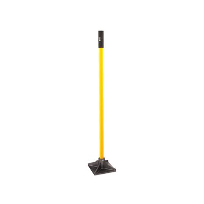 DIRT TAMPER - 8" X 8" WITH BOLTED FIBERGLASS HANDLE
