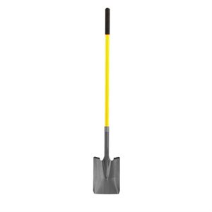 SHOVEL - SQUARE POINT WITH 48" FIBERGLASS HANDLE