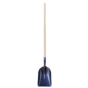 GENERAL PURPOSE STEEL SCOOP SHOVEL - 48" STRAIGHT WOOD HANDLE