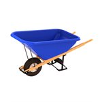 8 CU FT POLY TRAY LANDSCAPE WHEELBARROWS