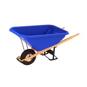 8 CU FT POLY TRAY LANDSCAPE WHEELBARROWS