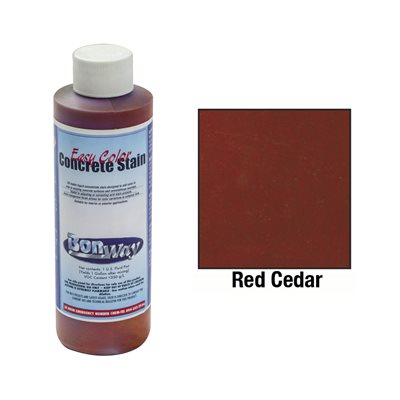 CONCRETE STAIN - RED CEDAR - 8 OZ