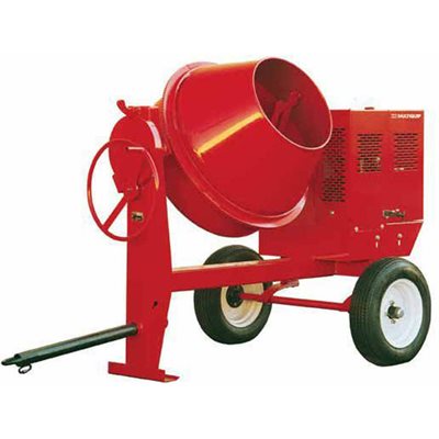 CONCRETE MIXER - 9 CU FT WITH 1.5 HP ELECTRIC 115/230V