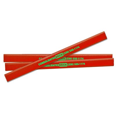 PRIVATE LABELED PENCIL - RED CASE/BLACK LEAD