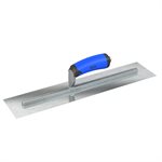 RAZOR STAINLESS STEEL FINISHING TROWEL - SQUARE END - 18 X 4.5 - COMFORT WAVE HANDLE