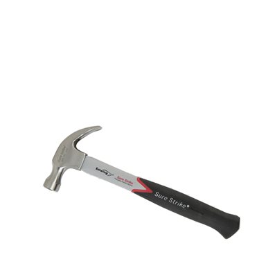 SURE STRIKE CURVE CLAW HAMMER - 16 OZ WITH FIBERGLASS HANDLE