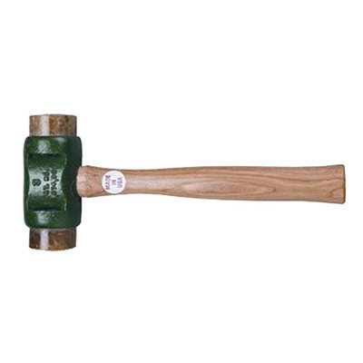 SOLID HEAD HAMMER WITH RAWHIDE FACE - 4 LB