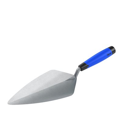 NARROW LONDON FORGED STEEL BRICK TROWEL - 11-1/2" WITH COMFORT HANDLE