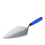 NARROW LONDON FORGED STEEL BRICK TROWEL - 11" WITH COMFORT HANDLE