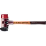 SIMPLEX MALLET RED PLASTIC/STAND UP BLACK RUBBER FACE - 3.37 LB - CAST IRON HOUSING - WOOD HANDLE         