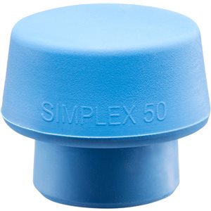 SIMPLEX REPLACEMENT FACE - OVERSIZED BLUE RUBBER - 1.97" DIAMETER
