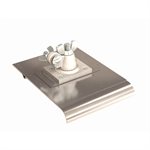 STAINLESS STEEL WALKING EDGER/GROOVER - 6" x 8" BIT 1/4" X 1/2" - 3/4" RADIUS