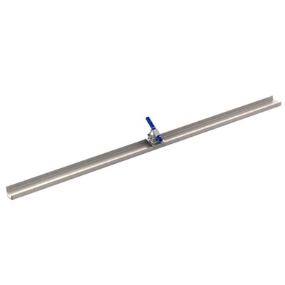ROUND END MAGNESIUM CHANNEL FLOAT - 120" x 6" WITH RITE HEIGHT™ BRACKET