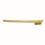 "TOOTHBRUSH" STYLE BRUSH - BRASS WIRE 8"