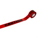 CAUTION TAPE - RED 1000' x 3"