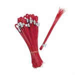 WIRE WHISKERS 6" LONG RED (500/PKG)