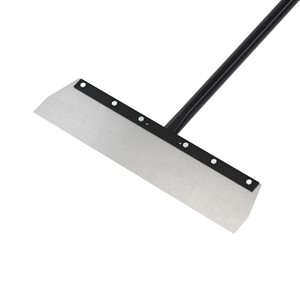 "MACHO" FLOOR SCRAPER - 21 1/2" SQUARE CUT BLADE - 60" STEEL HANDLE