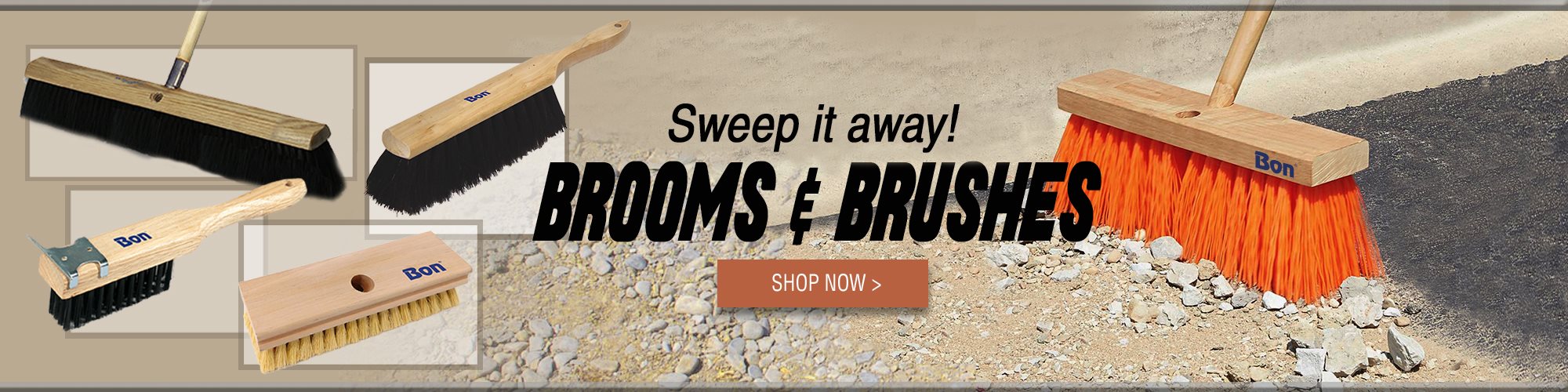 Shop Brooms and Brushes